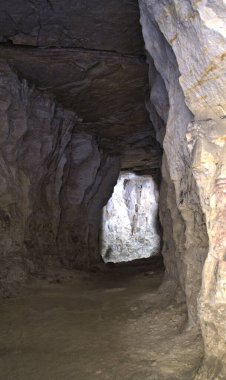 Long exposure inside an abandoned mine