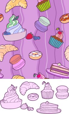 şeker pembe bir arka plan üzerinde