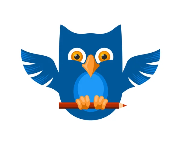 Blue Owl — Stock Vector