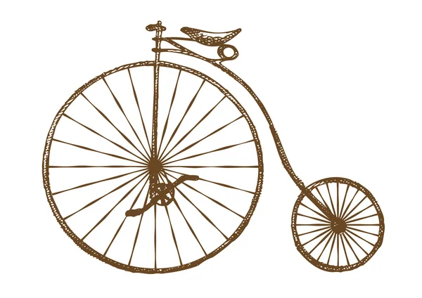 Старомодні велосипеда — стоковий вектор