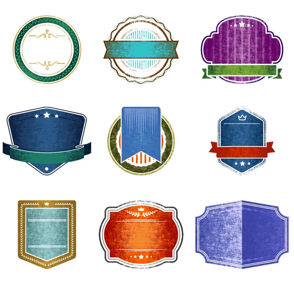 Retro Badges — Stockvector