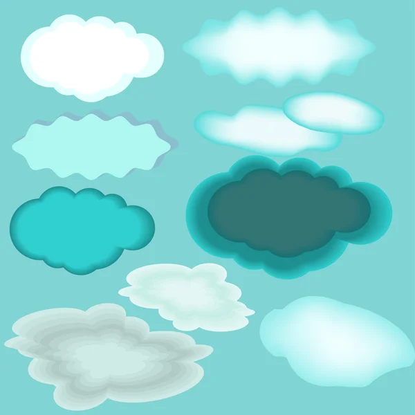 Wolken — Stockvektor