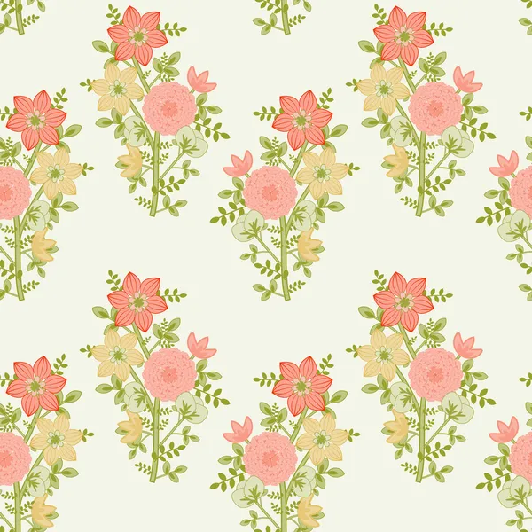 Patrón floral — Archivo Imágenes Vectoriales