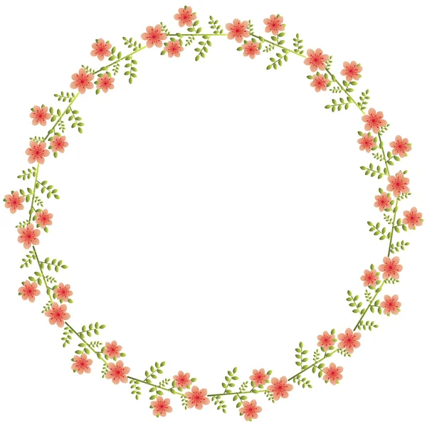 Floral frame — Stock Vector