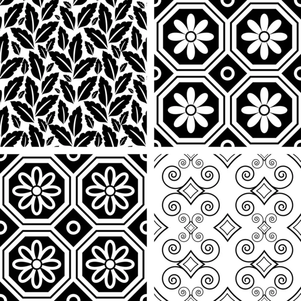 Patterns collection — Stock Vector