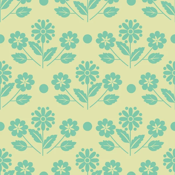 Seamless floral pattern — Stock Vector