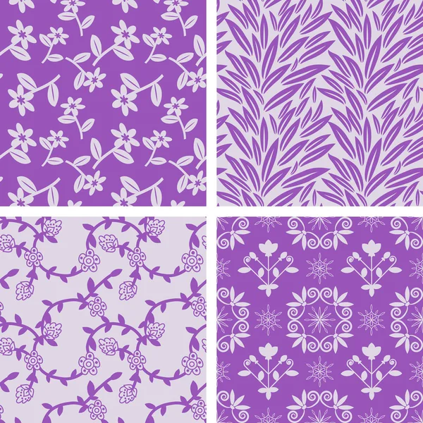 Patterns set — Stock Vector