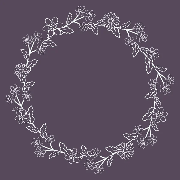 RELOJ FLORAL — Vector de stock