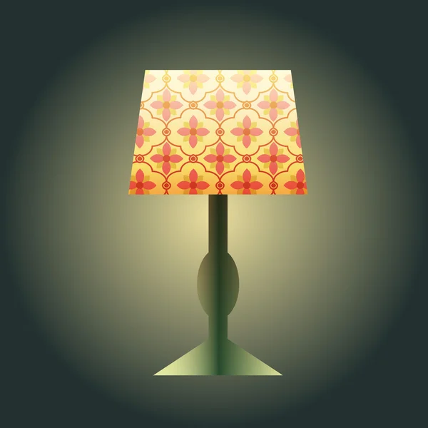 Objet lampe — Image vectorielle