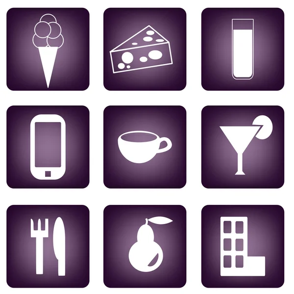 Icons set — Stock Vector