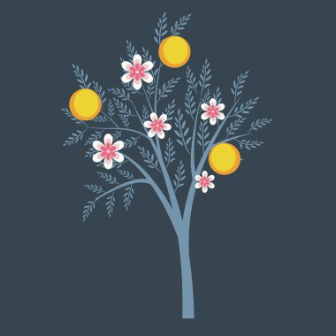 Dekoratif bir ağaç