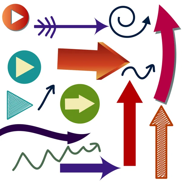 矢印の設定 — ストックベクタ