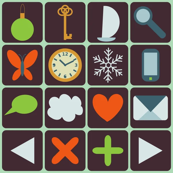 Icons set — Stock Vector