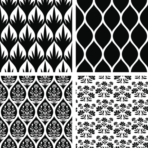 Seamless patterns — Stock Vector