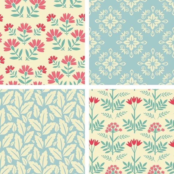 Floral patterns — Stock Vector