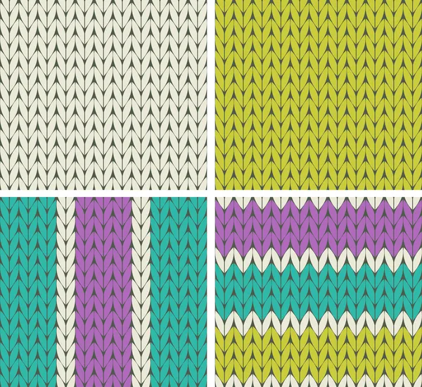 Seamless patterns — Stock Vector