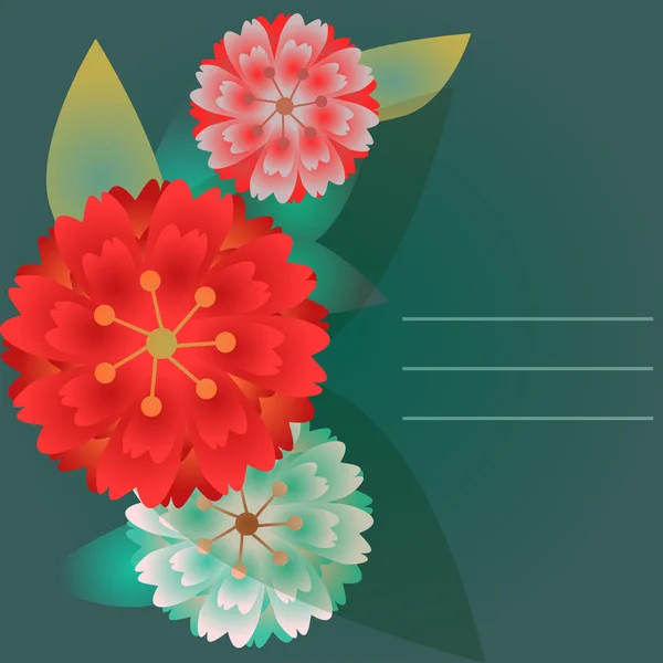 Fondo floral — Archivo Imágenes Vectoriales