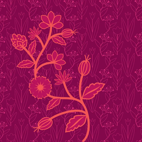 Tarjeta floral — Vector de stock