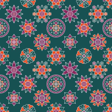 Seamless vector decorative simple pattern