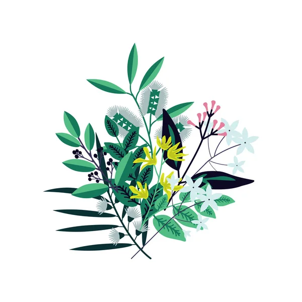 絶縁ベクトル花装飾束 — ストックベクタ