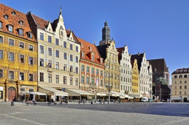 Rynek (Pazar Meydanı) Wroclaw, Polonya