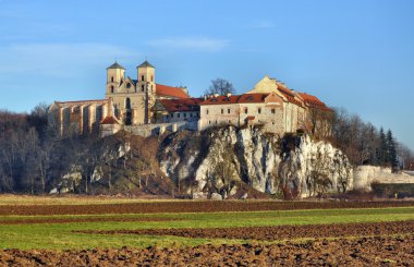 Benedictine abbey tyniec, krakow, Polonya