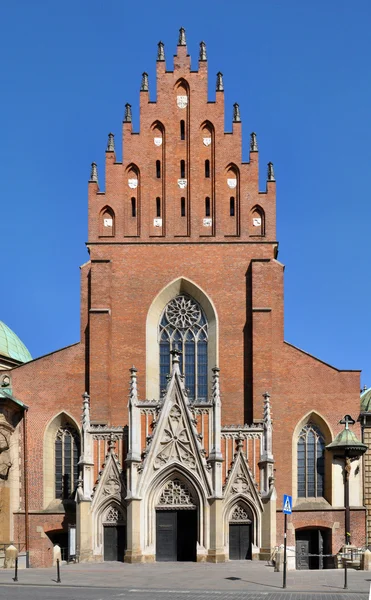 Доминиканская церковь Святой Троицы в Кракове, Польша — стоковое фото