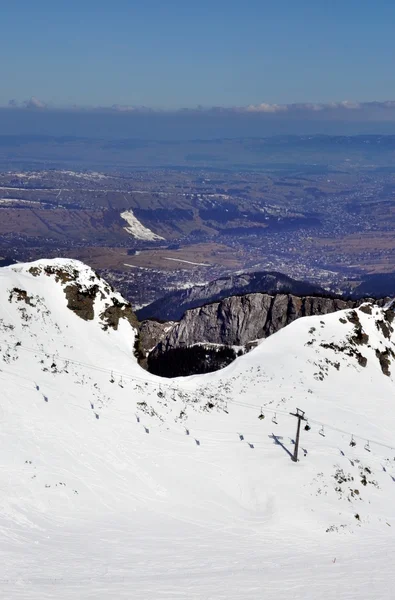 Skiing in Tatra Mountains in Poland — Stock Photo, Image