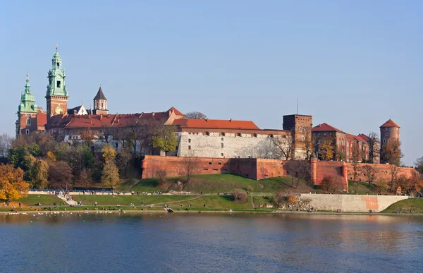 Castelo de Wawel em Cracóvia, Polônia — Fotografia de Stock