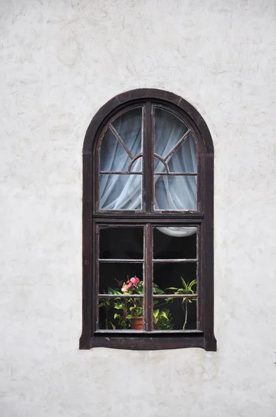 Old arc window — Stock Photo, Image