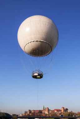 Balon üzerinde wawel Kalesi