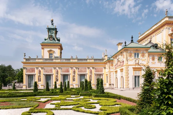 Palazzo Wilanow a Varsavia, Polonia — Foto Stock