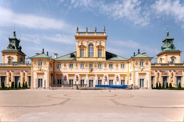 Wilanow palace w Warszawa, Polska — Zdjęcie stockowe