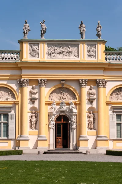 Portal do Palácio de Wilanow em Varsóvia, Polônia — Fotografia de Stock