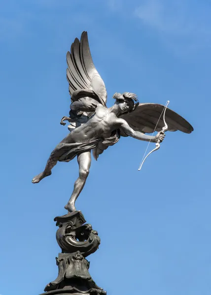 Eros standbeeld in piccadilly circus, london — Stockfoto