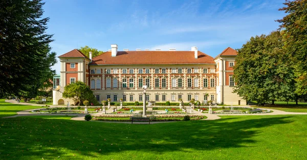 Château Lancut Pologne Construit Dans Première Moitié Xviie Siècle Panorama — Photo