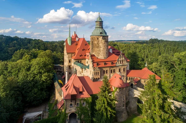 Castillo Medieval Czocha Tzchocha Baja Silesia Polonia Construido Siglo Xiii — Foto de Stock