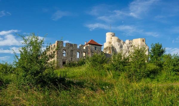 Rabsztyn Poland Ruins Medieval Royal Castle Rock Polish Jurassic Highland — Stock Photo, Image