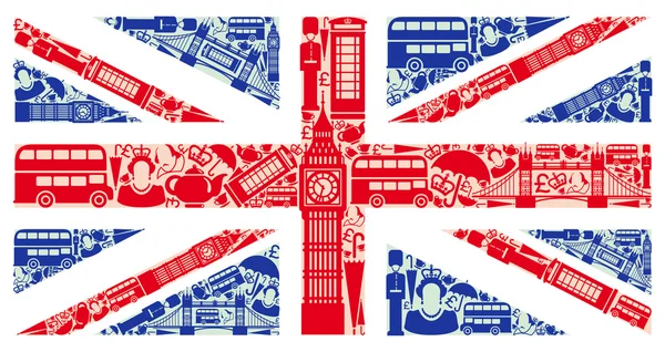 Bandera de Inglaterra — Vector de stock