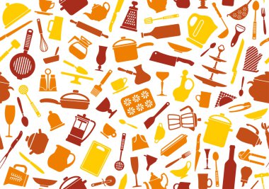 Cooking background clipart