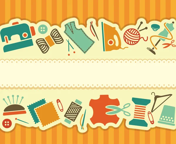 dikiş ve iğne işi afiş