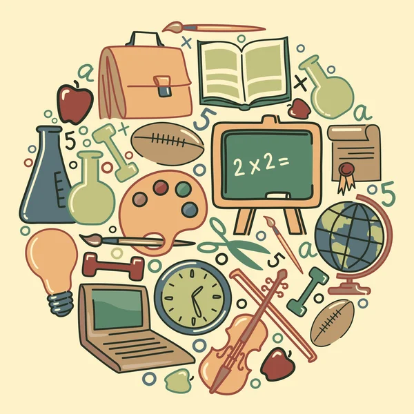 Symboles d'éducation — Image vectorielle