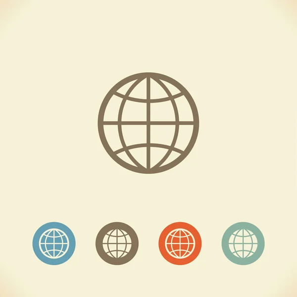 Earth globe — Stock Vector