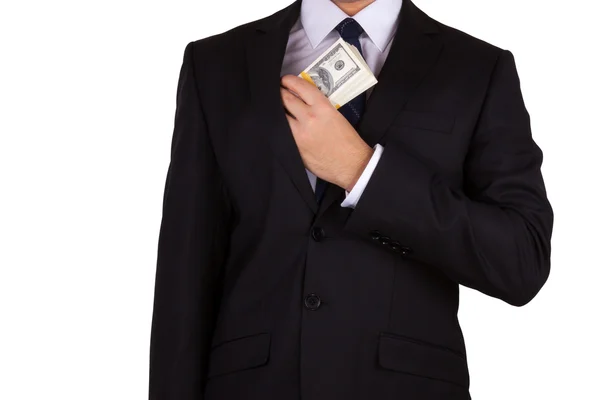 Businessman with money — Stock Photo, Image