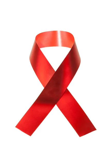 AIDS awareness red ribbon — Stock Photo, Image