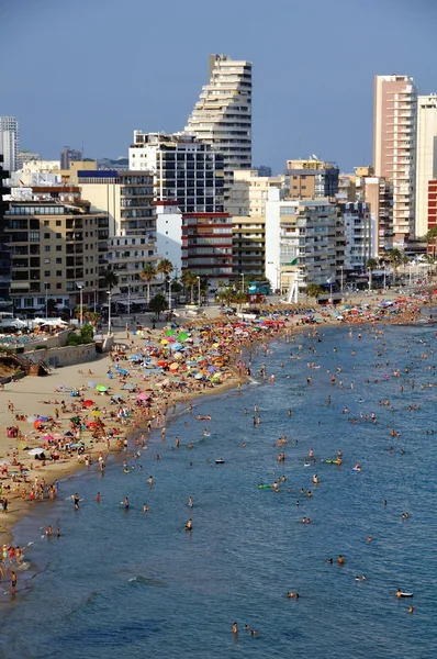 Calpe havadan görünümü — Stok fotoğraf