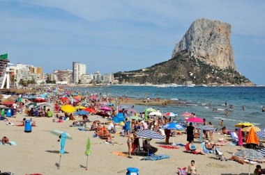 plaj calpe Temmuz ayında