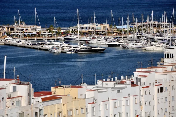 Vista del porto di Denia — Foto Stock