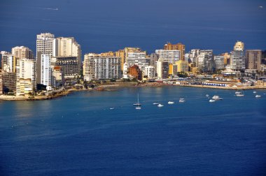 Calpe havadan görünümü