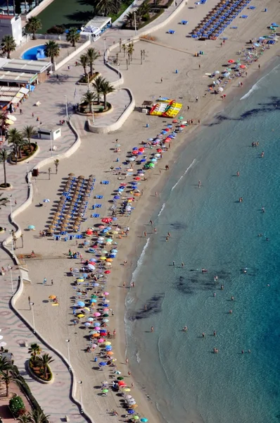 Flygfoto över calpe — Stockfoto